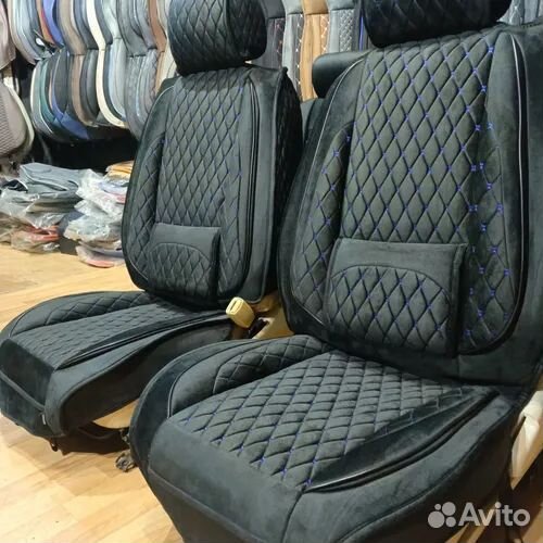Чехлы на сиденья авто из Алькантары комплект