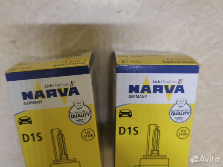 Ксеноновые лампы d1s narva