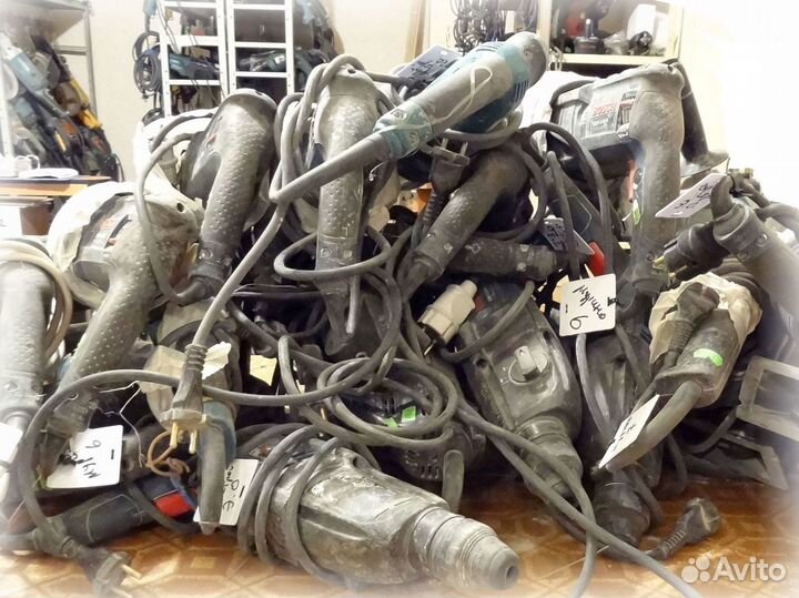 Ремонт перфораторов Bosch Makita Hitachi Metabo