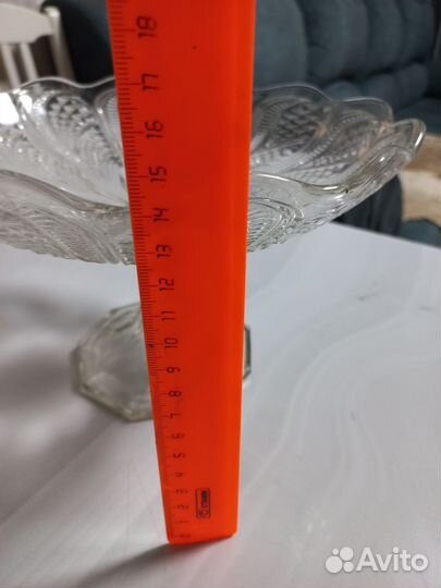 Ваза для фруктов на ножке СССР