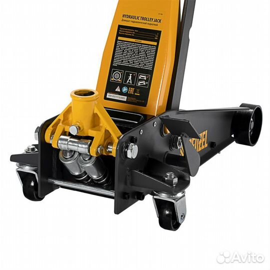 Домкрат подкатной 3 т, 135-480 мм Denzel 51138