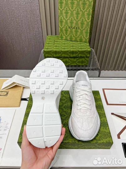 Кроссовки мужские Gucci кожа