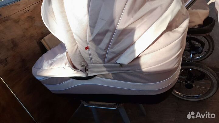 Коляска adbor marsel classik бежевая 2в1