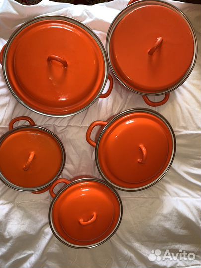 Набор кастрюль 5 шт СССР