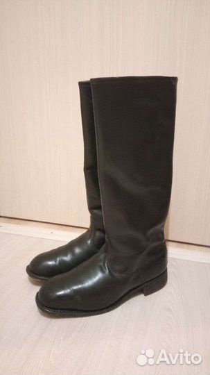 Сапоги хромовые утеплённые