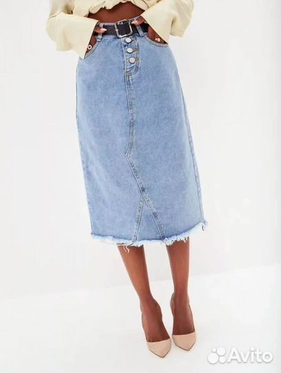 Юбка джинсовая