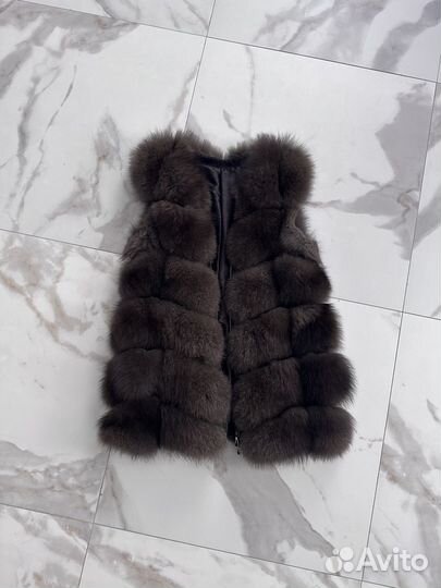 Жилетка меховая женская 44 46 размер