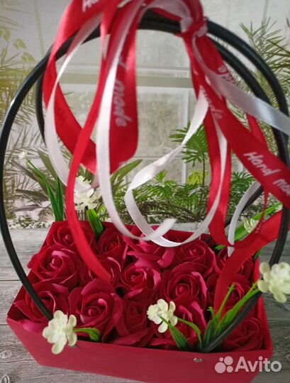 Букет из пенных роз