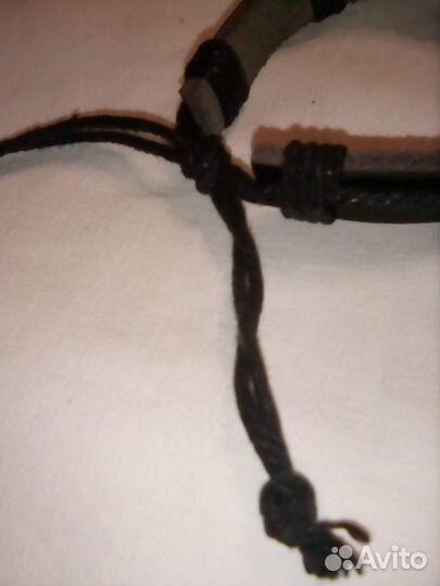 Браслет кожаный Зодиак - Рыбы