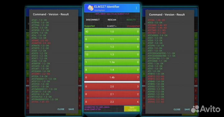 ELM 327 WiFi версия V1.5 чип pic18f25k80 OBD2 обд2