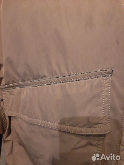 Пуховое. пальто brunello cucinelli 46