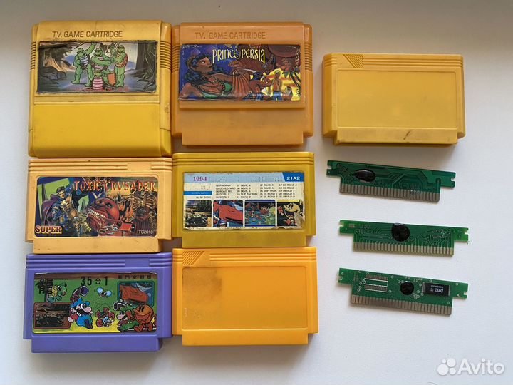 Картриджи dendy из 90х