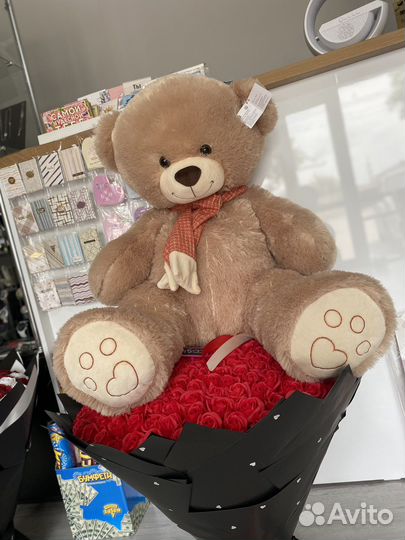 Плюшевый медведь новый