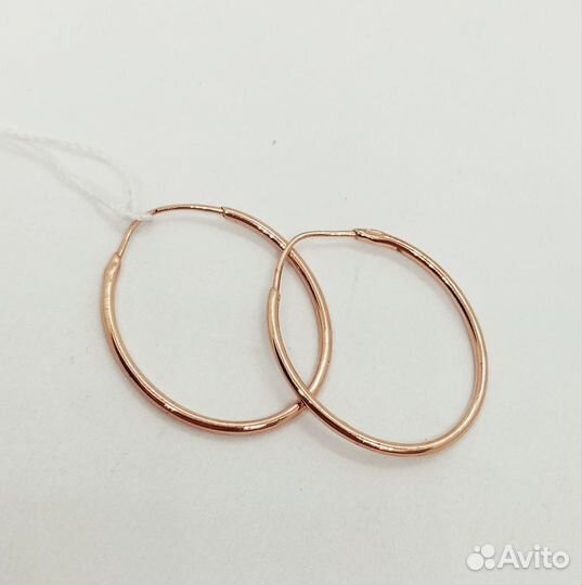 Золотые серьги 585