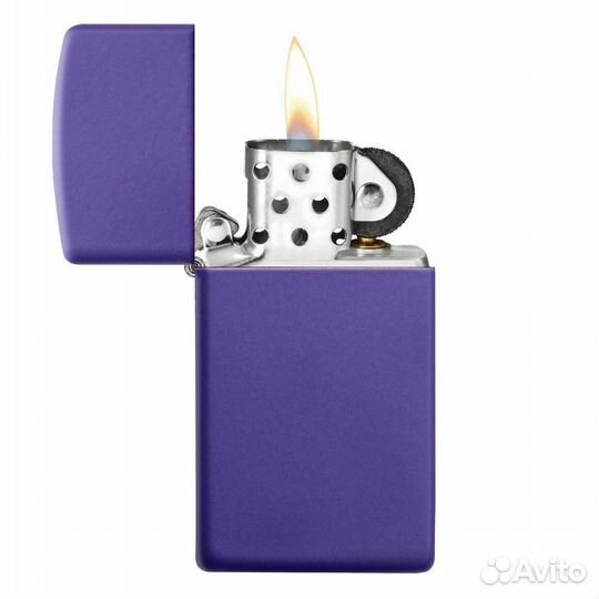 Зажигалка Zippo 1637 Slim Purple Matte Новая