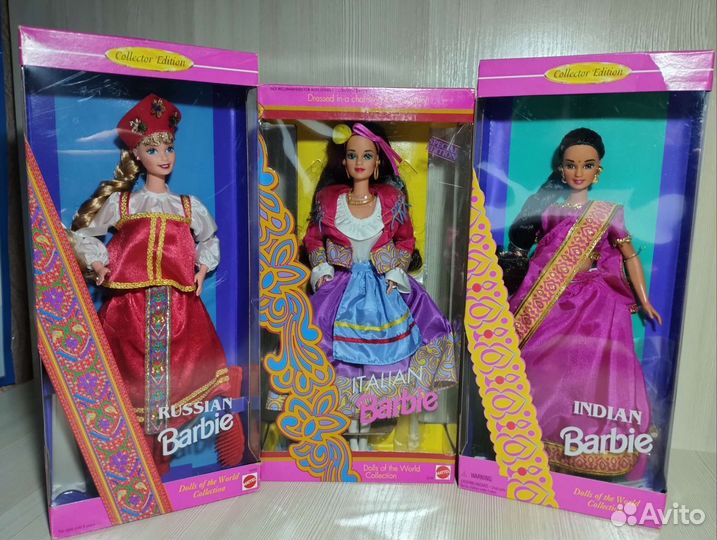 Barbie Italian Russian Irish Indian Japanese Norw