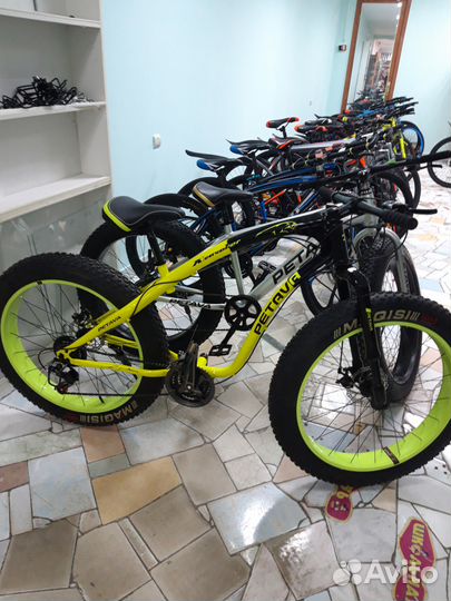 Фэтбайк салатовый