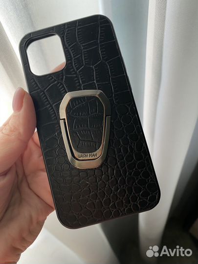 Кожаный чехол на iPhone 12 mini