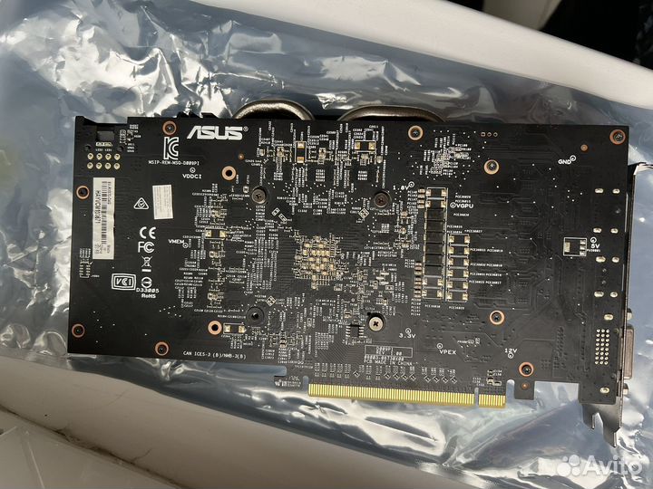 Видеокарта asus rx 570