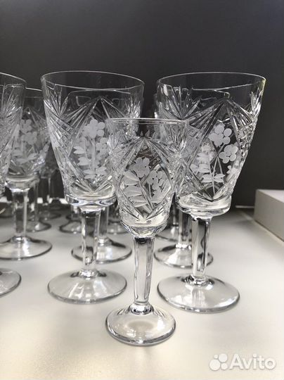 Фужеры хрустальные СССР