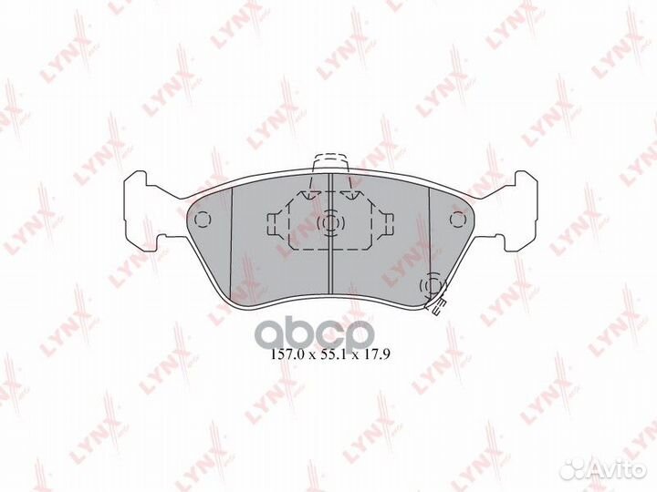 Колодки тормозные дисковые перед BD7590 LYN