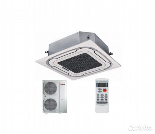 Кондиционер кассетный Roda нa 140 кв.м