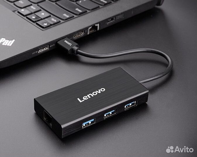 Lenovo Hub Type-c (3*USB 3.0 + LAN)