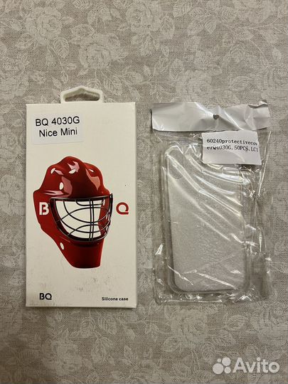 BQ 4030G Nice Mini (силиконовый чехол и стекло)