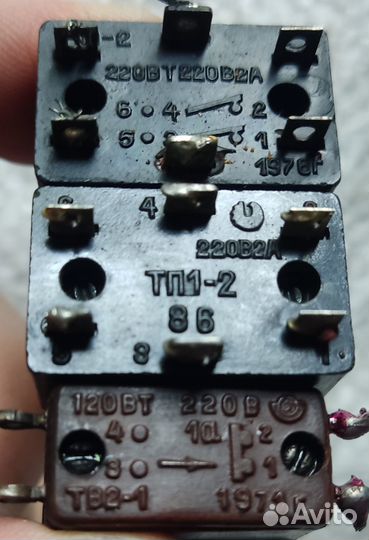 Тумблер тп1-2, тв2-1, мт3, км2-1, п2т-5, мп-2102