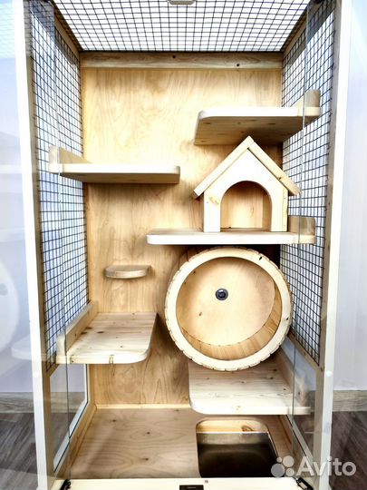 Витрина клетка вольер для шиншиллы