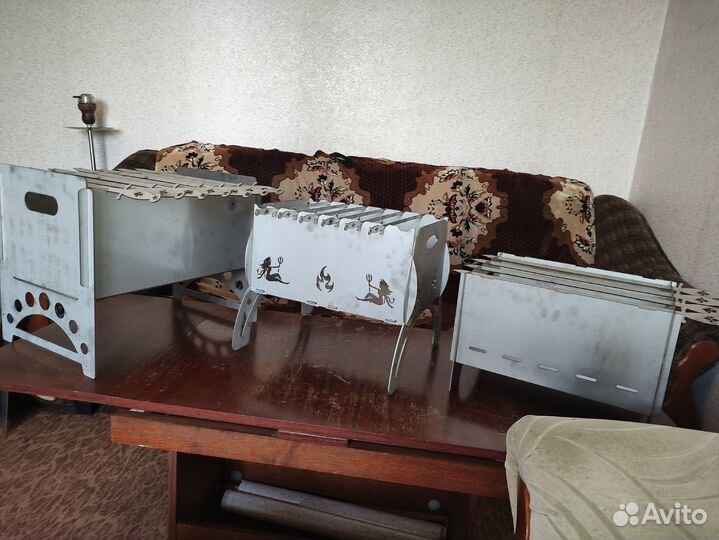 Мангал разборный нержавейка и ч/м