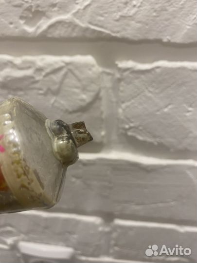 Елочная игрушка СССР на пришепке снегурочка