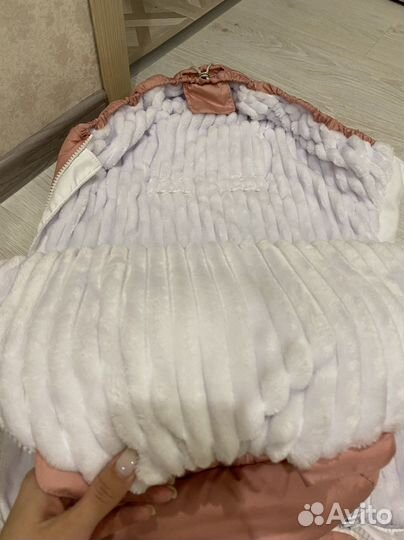 Конверт зимний для девочки