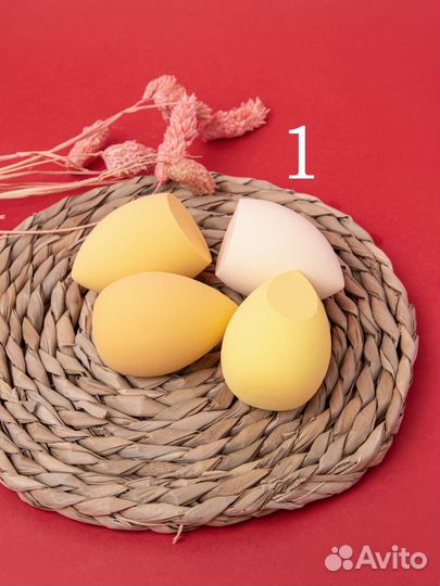 Набор спонжей для макияжа 4шт