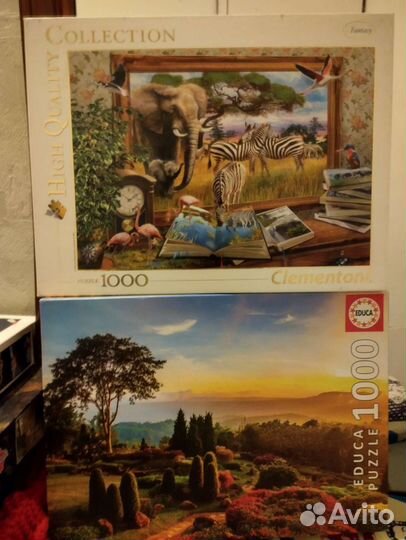 Пазлы Ravensburger, Trefl, jumbo и др