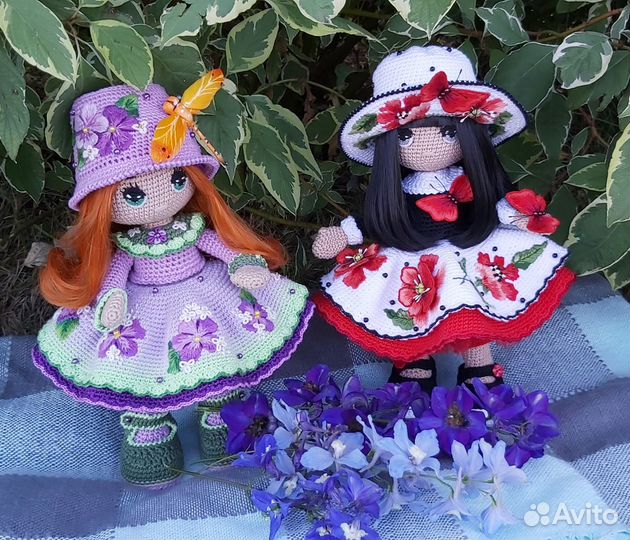 Куклы вязанные
