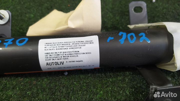 Airbag крыши пара Volvo Xc70 B5254T2 2003