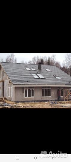 Монтаж кровли также обшивки утепление фасадов