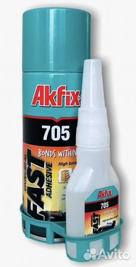 Akfix 705 набор (клей + активатор) Двухкомпонетный