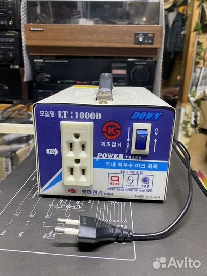 Понижающий трансформатор(Корея) 220 на 100 вольт