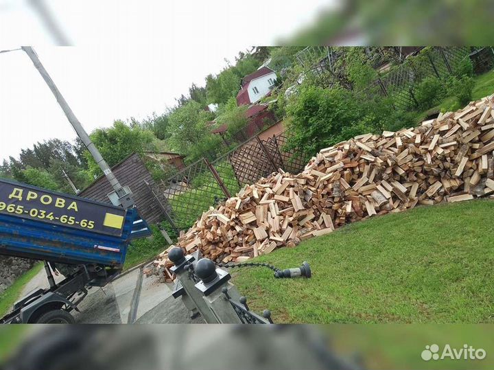 Дрова березовые. Колотые