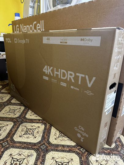 Телевизор TCL 43p637 4K smart TV android