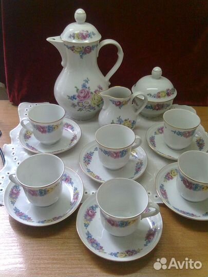 Кофейный сервиз Фрайбергер(Freiberger) гдр СССР