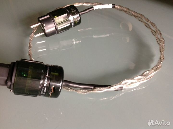 Сетевой кабель 1.2 м серебро 925