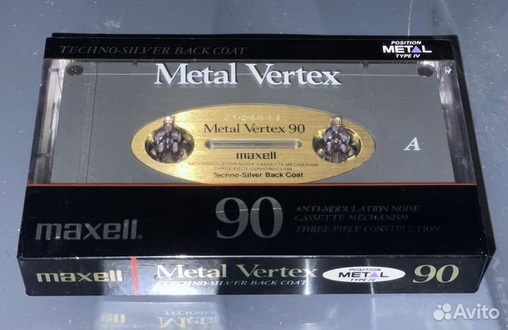 Аудиокассета Maxell Metal Vertex 90, TDK MA-XG