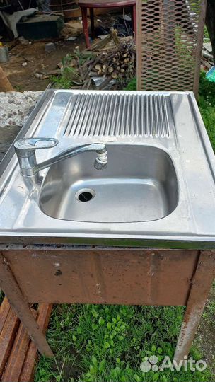 Раковина металлическая бу