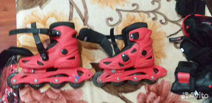 Детские ролики и защита размер 32-35