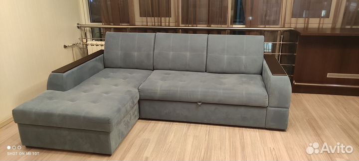 Большой угловой диван раскладной бу