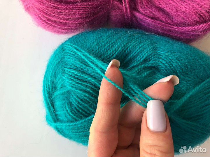 Пряжа для вязания мохер