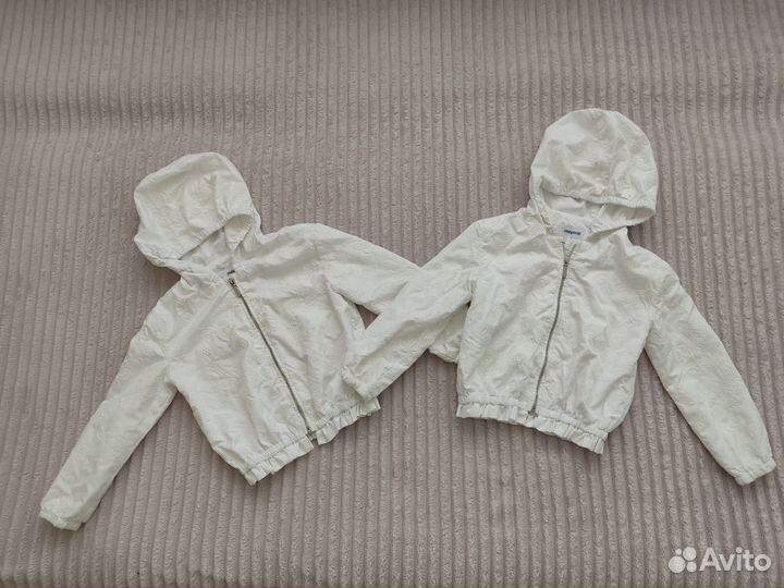 Курточки для двойняшек девочек 104